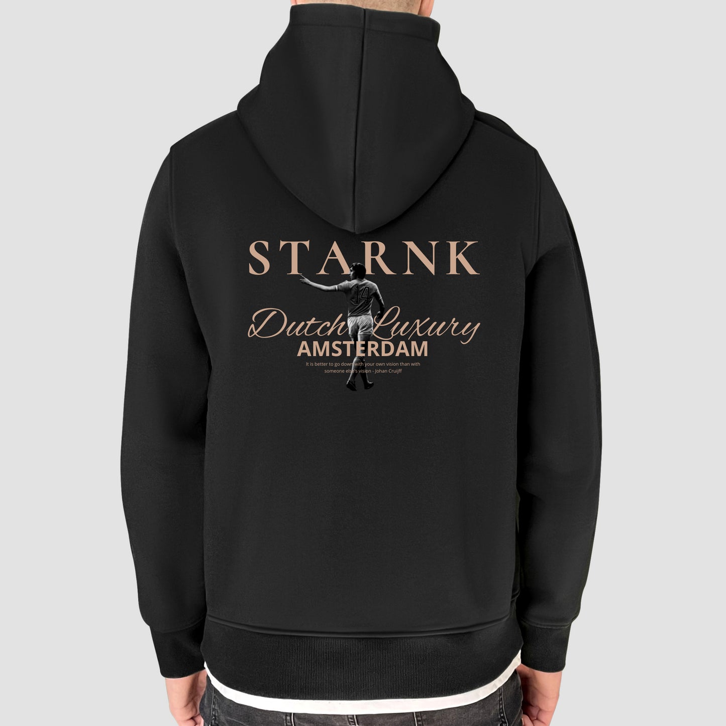 Hoodie STARNK Black "Iconic Cruijff"